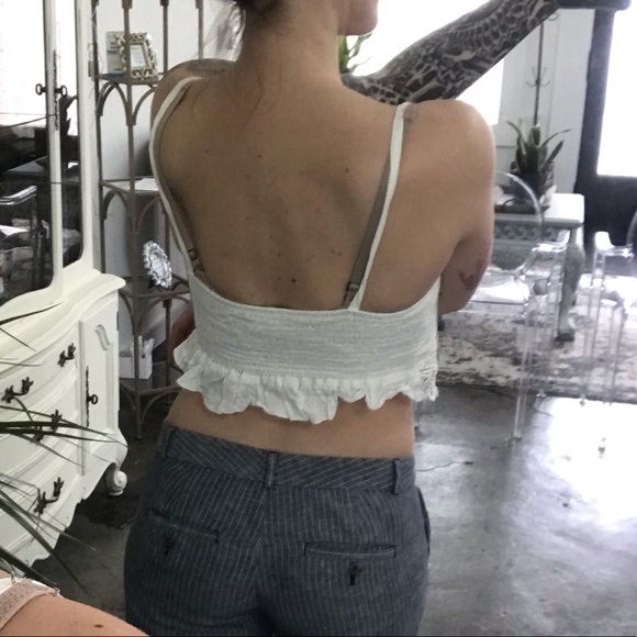 White lace crop top - Picture 4 of 4